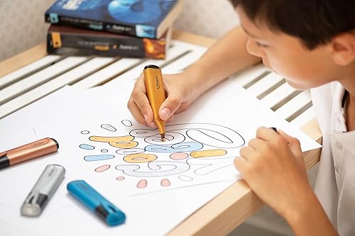 Miniatura 3 de Maped Fluo Peps Classic - Resaltadores metálicos con purpurina, paquete de 4, estudia y organiza, tinta única con purpurina, versátil y cómodo