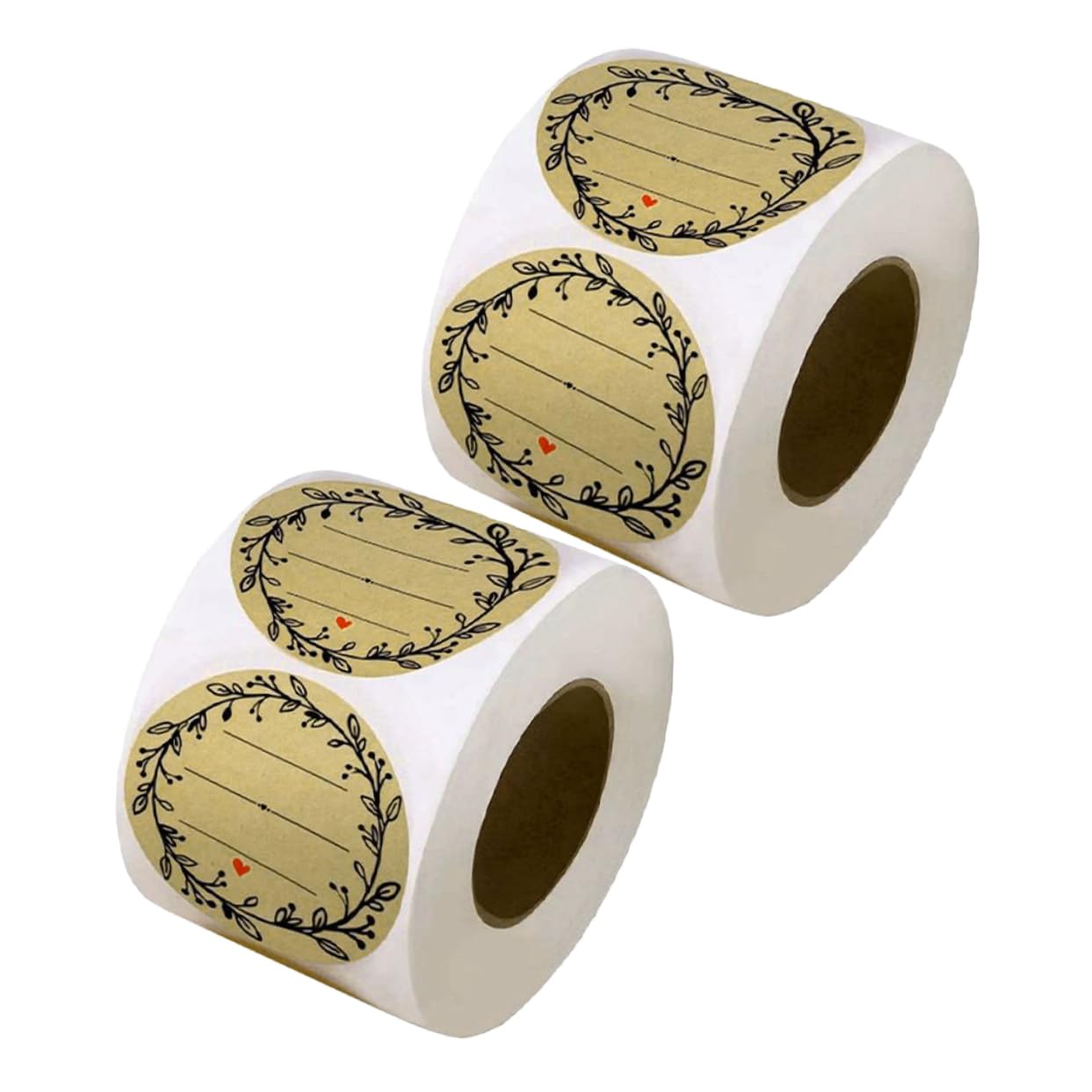HOMSFOU 3 Set Etichette Adesive Rotonde Per Decorazione E Chiusura Adesivi Autoadesivi Per Dolci Confezioni E Barattoli Facili Utilizzare E Rimuovere Per Cucina 2 * 3