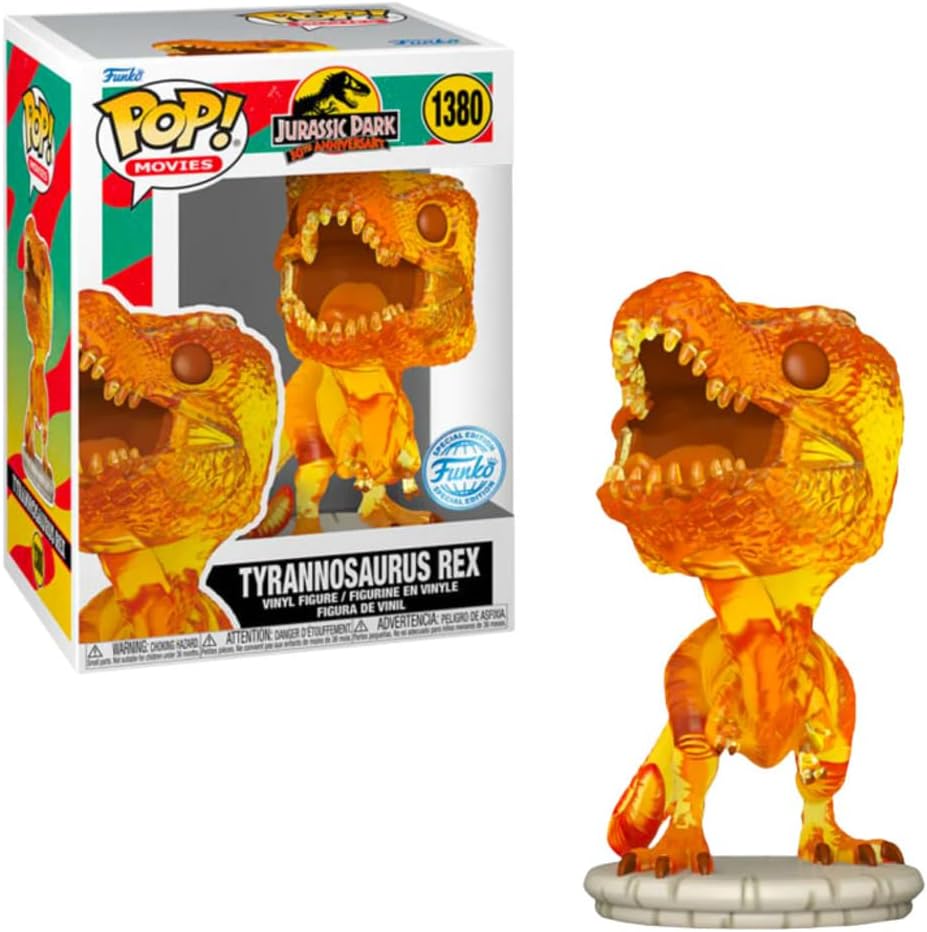 Funko Pop! Movies: Jurassic Park 30th Anniversary - Tyrannosaurus Rex #1380 (Walmart Exclusive)