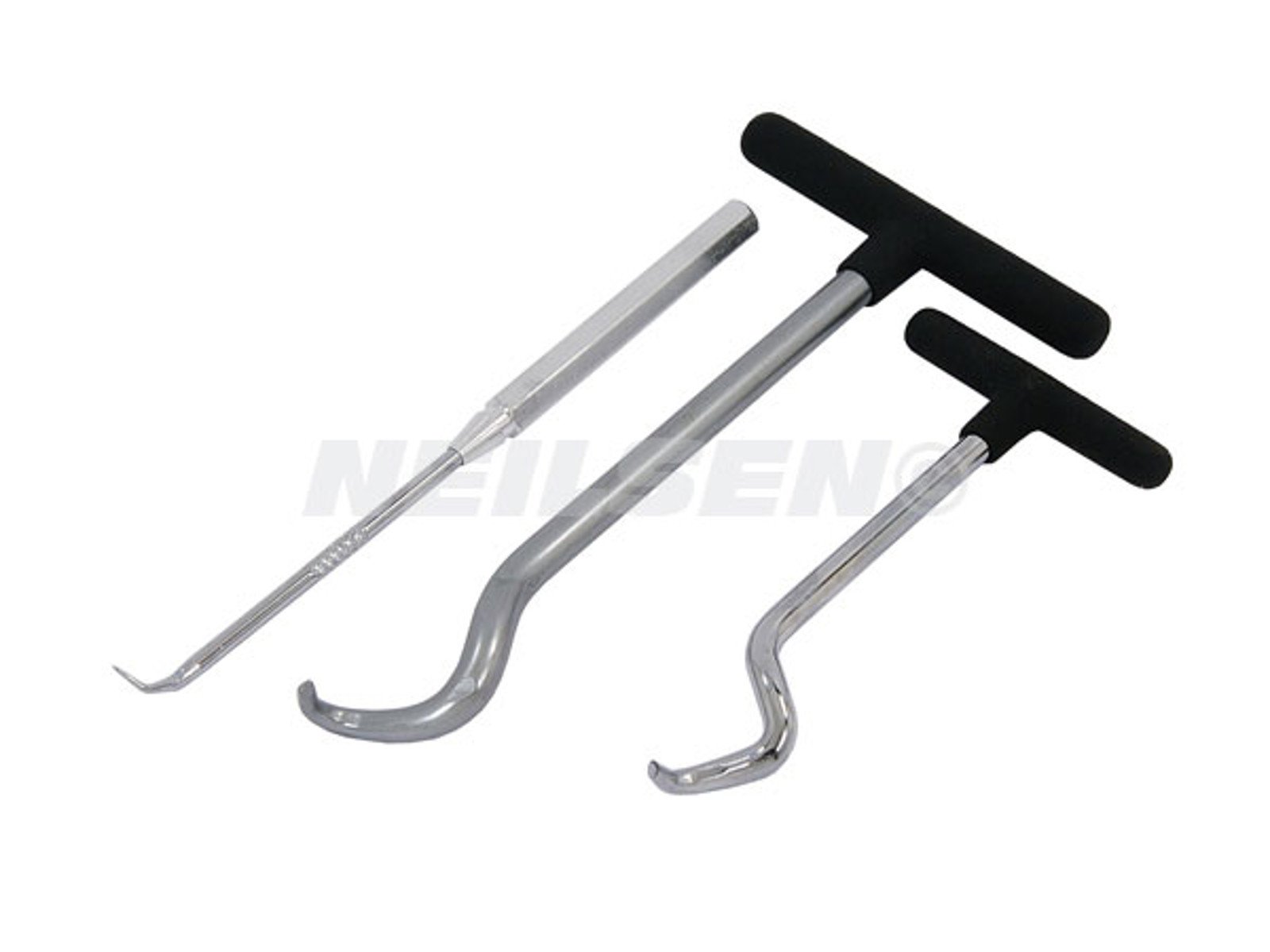 Neilsen 3Pc Seal Puller Set Oil Grease Seals Removal O-Rings (Genuine Ct3684)