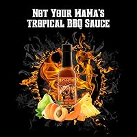 Vista 5 de Hellfire Hot Sauce Not Your Mama's BBQ Salsa picante Piña Fatalli