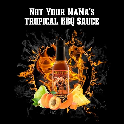 Miniatura 5 de Hellfire Hot Sauce Not Your Mama's BBQ Salsa picante Piña Fatalli