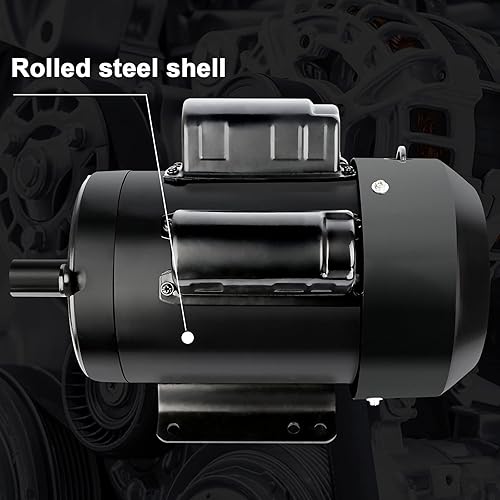 Miniatura 5 de NUEVO 5HP Compresor de Aire Motor 184T Marco Farm Duty Motor eléctrico 1750 RPM TEFC 208-230V 28.5-27.0 AMP CWCCW