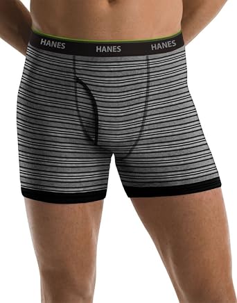 Amazon.com: Hanes Classics - Calzoncillos tipo bóxer para hombre, 5  paquetes, 6 paquetes y 7 paquetes, L : Ropa, Zapatos y Joyería