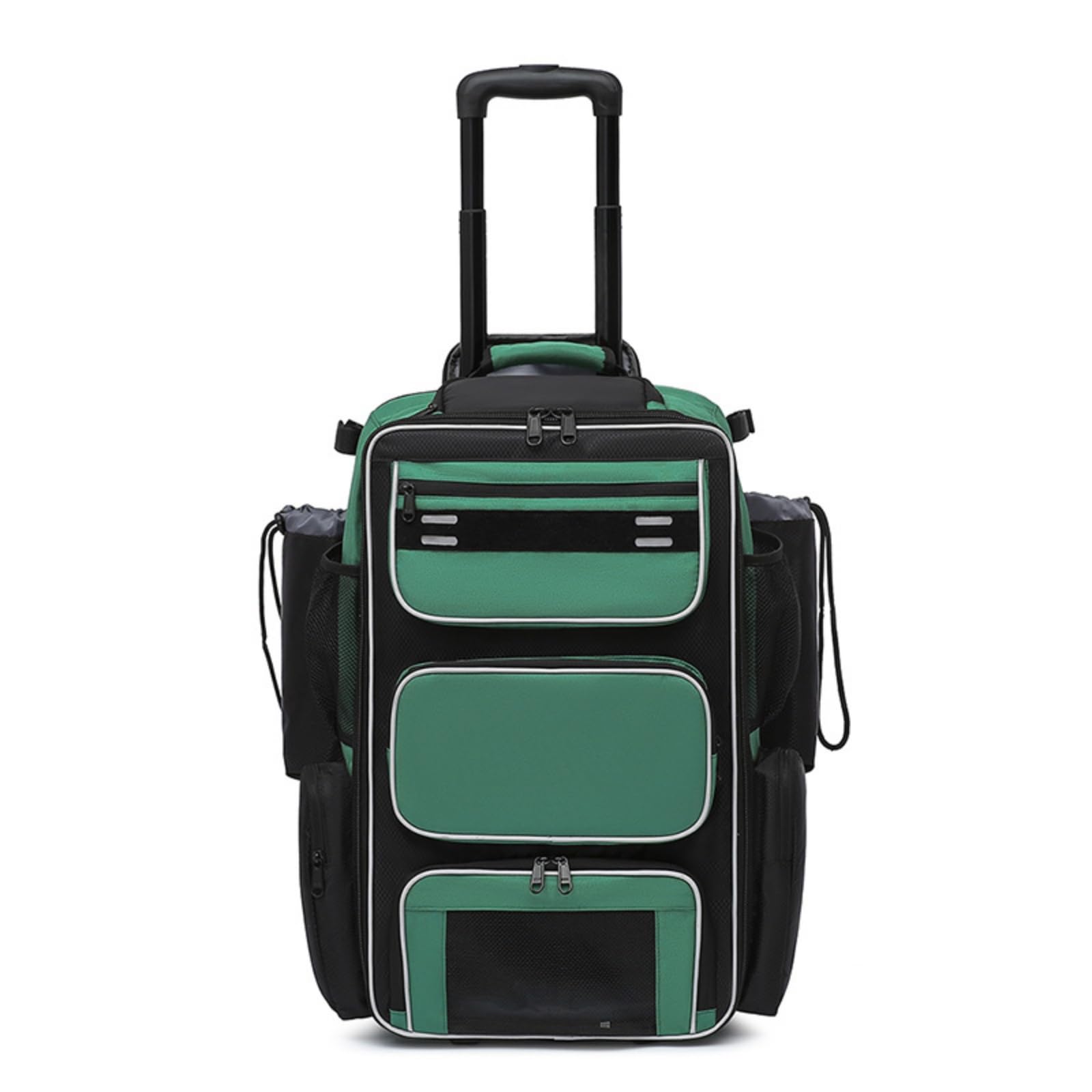Gralara Bolsa Béisbol con Ruedas lescópico Trolley con Ruedas Multibolsillo Bolsa Bolsillos Larales para Beisbolistas