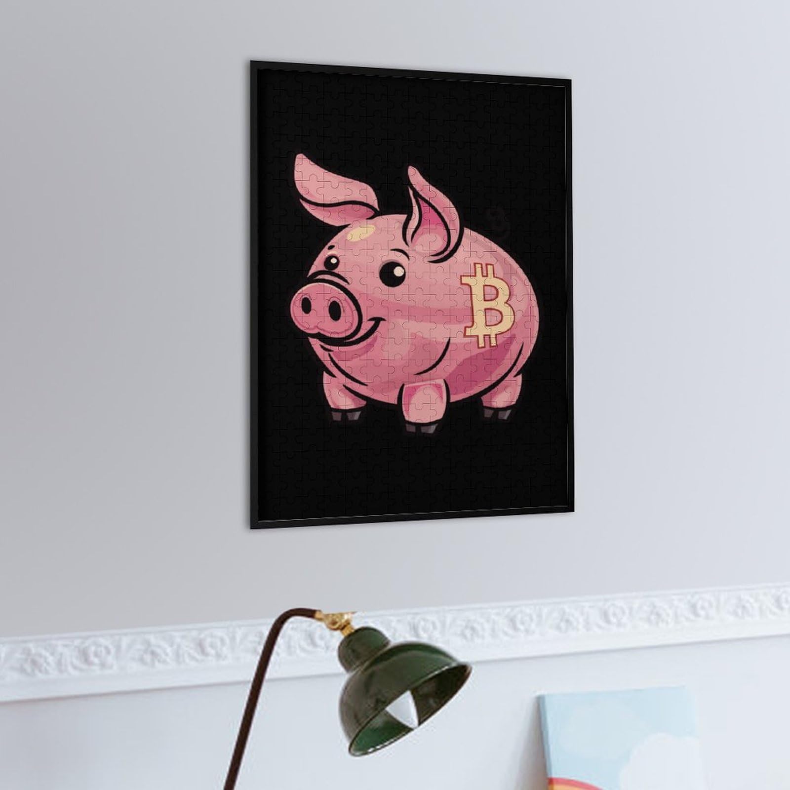 Amazon.com: Generic Bitcoin Piggy Bank Jigsaw Puzzle for Adults 300 PCS  Challenging Puzzle Wooden Puzzle for Wall Home Decor, Style : Juguetes y  Juegos