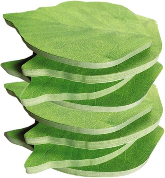 Funny live Leaf Sticky Note Pads Memo Pads Anti-Forgetting Reminder Note DIY Decoration Home Wall/Photo Wall Decoration,50 Sheets/Pad,8 Pads,400 Pages in Total