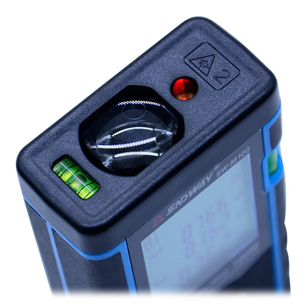 Q83 100 m LCD Laser Cuchillo Distancia Laser Medidor telémetro + 2 * AAA