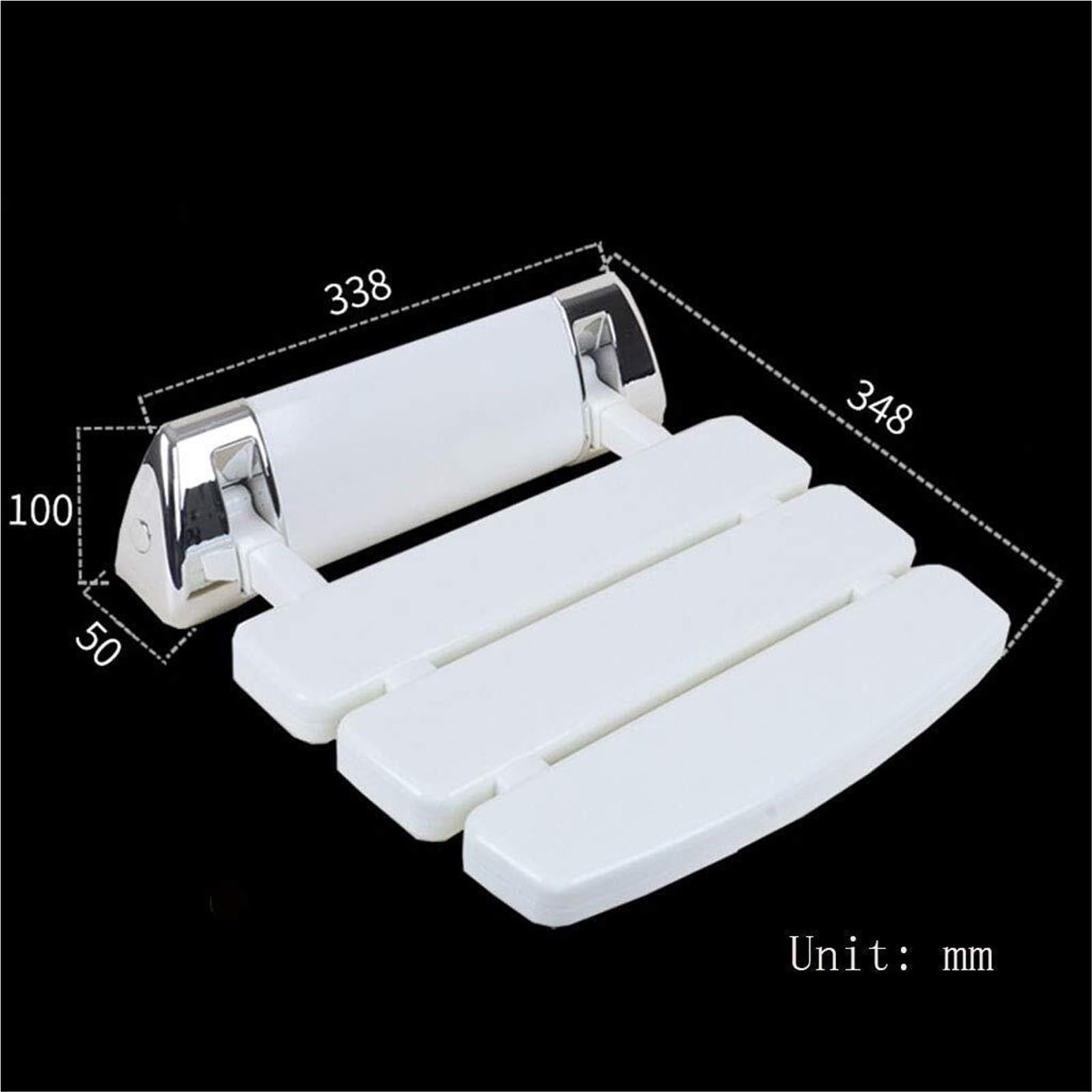Asiento de Ducha Plegable, Taburete abatible de Pared for baño, Silla de Pared for cambiarse los Zapatos en la Entrada