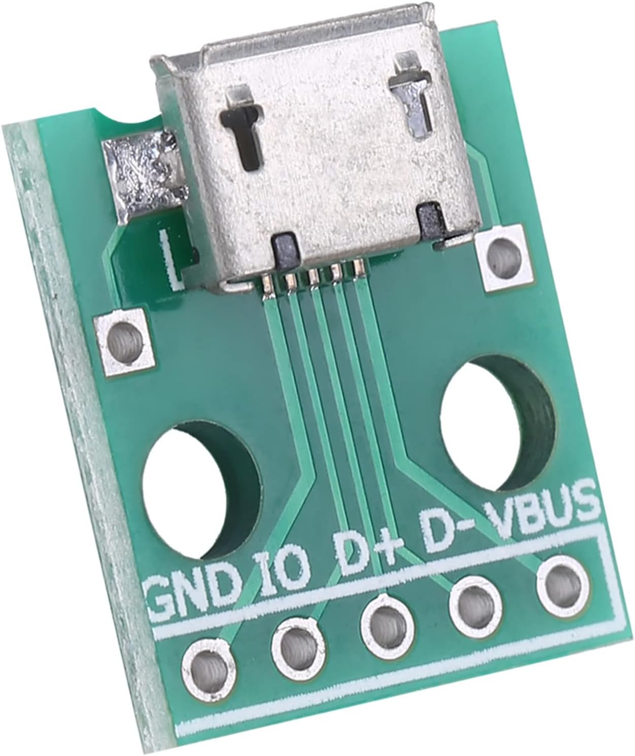 10pcs Micro USB to DIP Adapter 5pin Female Connector B Type PCB Converter Pinboard, Support OTG, for DIY Power Supply and Soldering Repair Projects