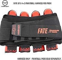 Vista 4 de Valken Arnés Paintball Fate GFX 4+3 (Digi Tiger Red)