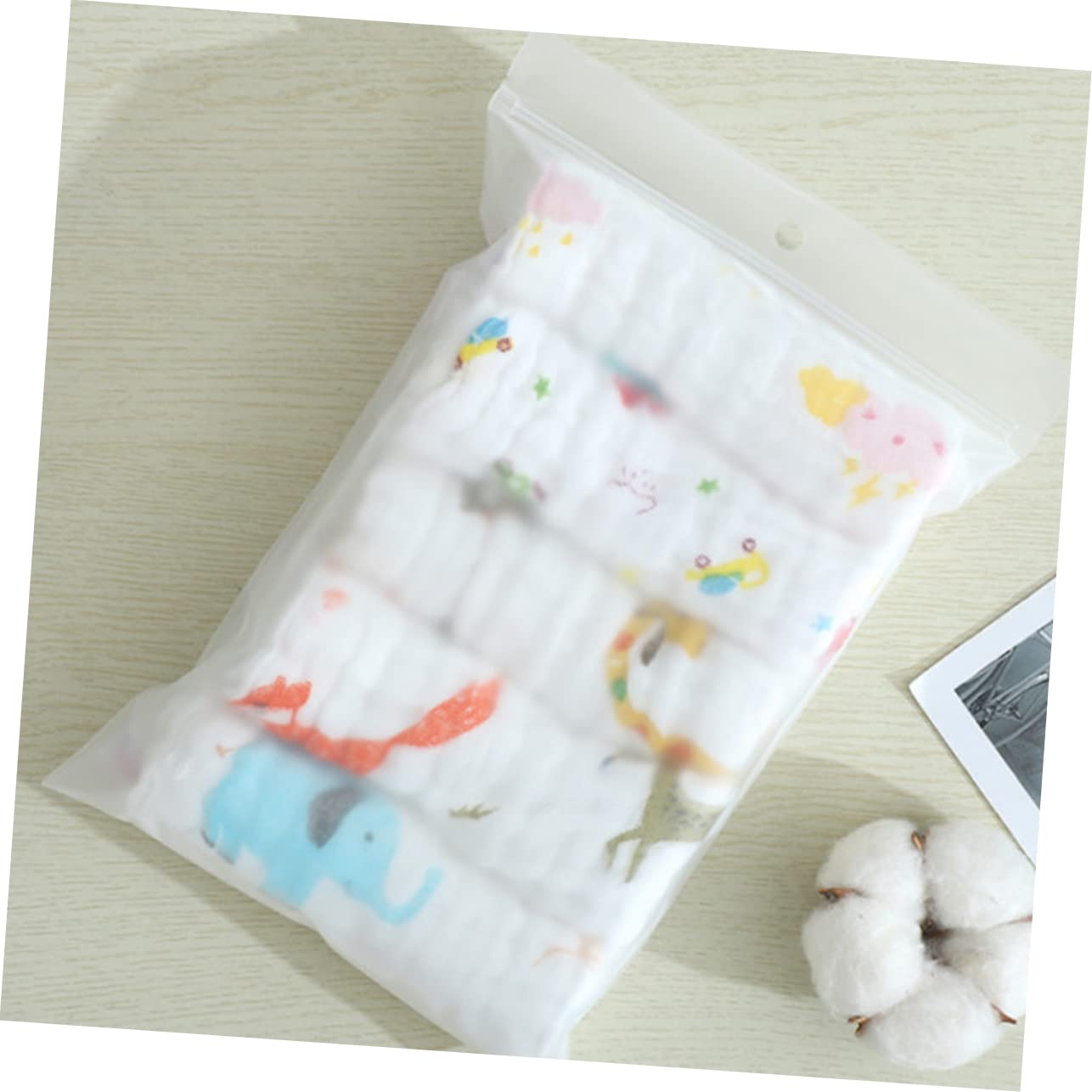 TOYANDONA 15 Stk Baby-Waschlappen Babyhandtücher Baby-Kapuzenhandtuch Waschhandtuch für Kleinkinder Baumwolltaschentuch Stilltuch Fütterung Stillhandtuch Seersucker Lätzchen neugeboren Gaze