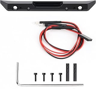 RCAWD Alloy SCX24 Rear Bumper & Light for Axial 1/24 SCX24 AXI00002