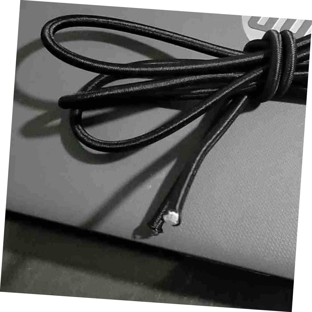 WOONEKY 4pezzi Cinghie Elastiche Resistenti in Poliestere Ganci Utili per Fissaggio Tende Legatura Bagagli Valigie Pratiche per Biciclette e Campeggio Leggero e Portatile