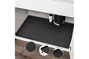 31"L x 22"W Under Sink Mat - The Original Waterproof Silicone Sink Liner