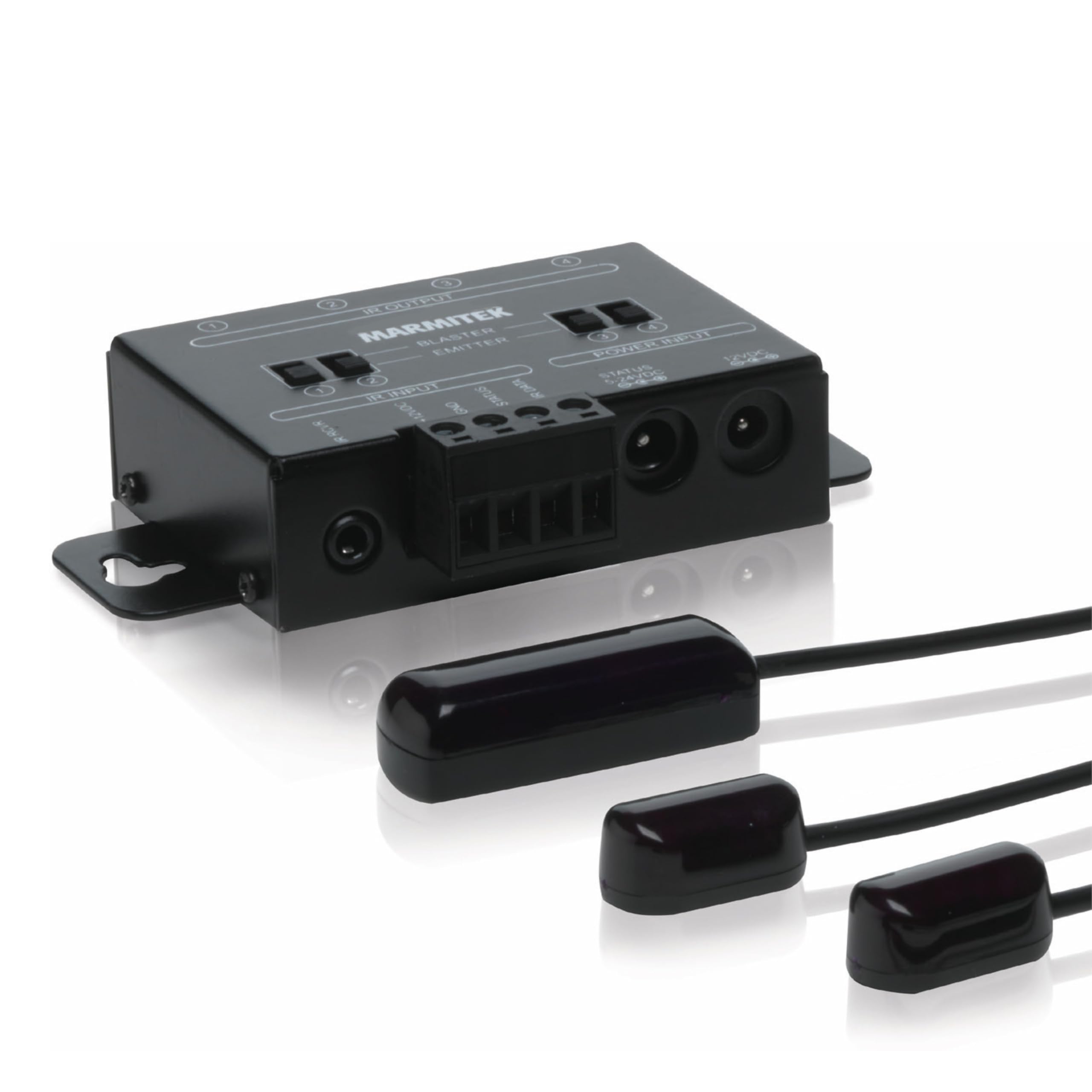 Marmitek IR Control 10 XTRA - Prolunga infrarossi 300 m UTP CAT5 CAT6 | Repeater IR via cavo di rete per installazioni AV, LED blaster, mini ricevitore, RC-MM e controllo di 8+ dispositivi