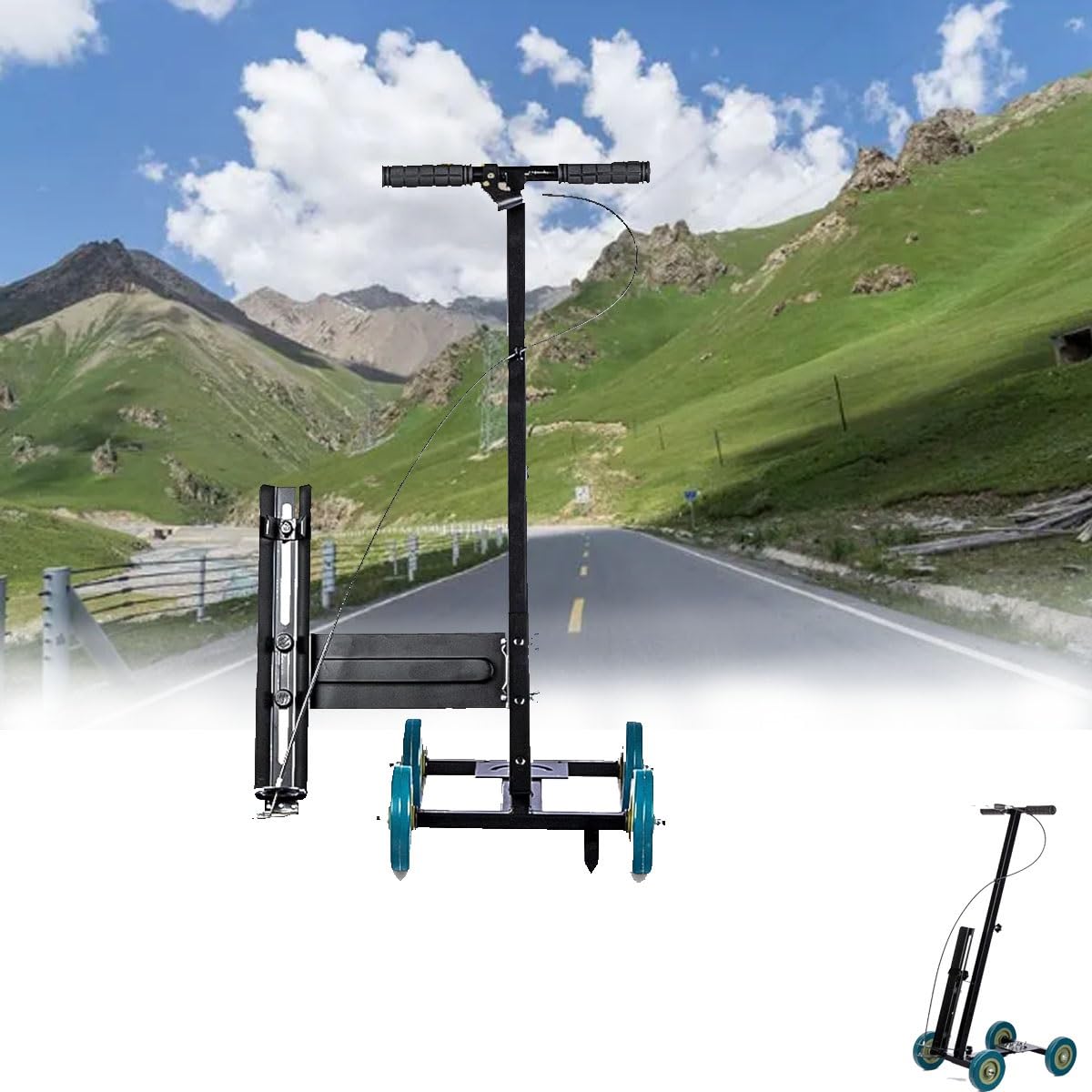 UMJIGF Hand Push Lane Marking applicator,Sports Field Marking Machine,Sports Field Marking Machine for Parking Lots, Factory workshops, driveways, Storage Areas, Football Tennis