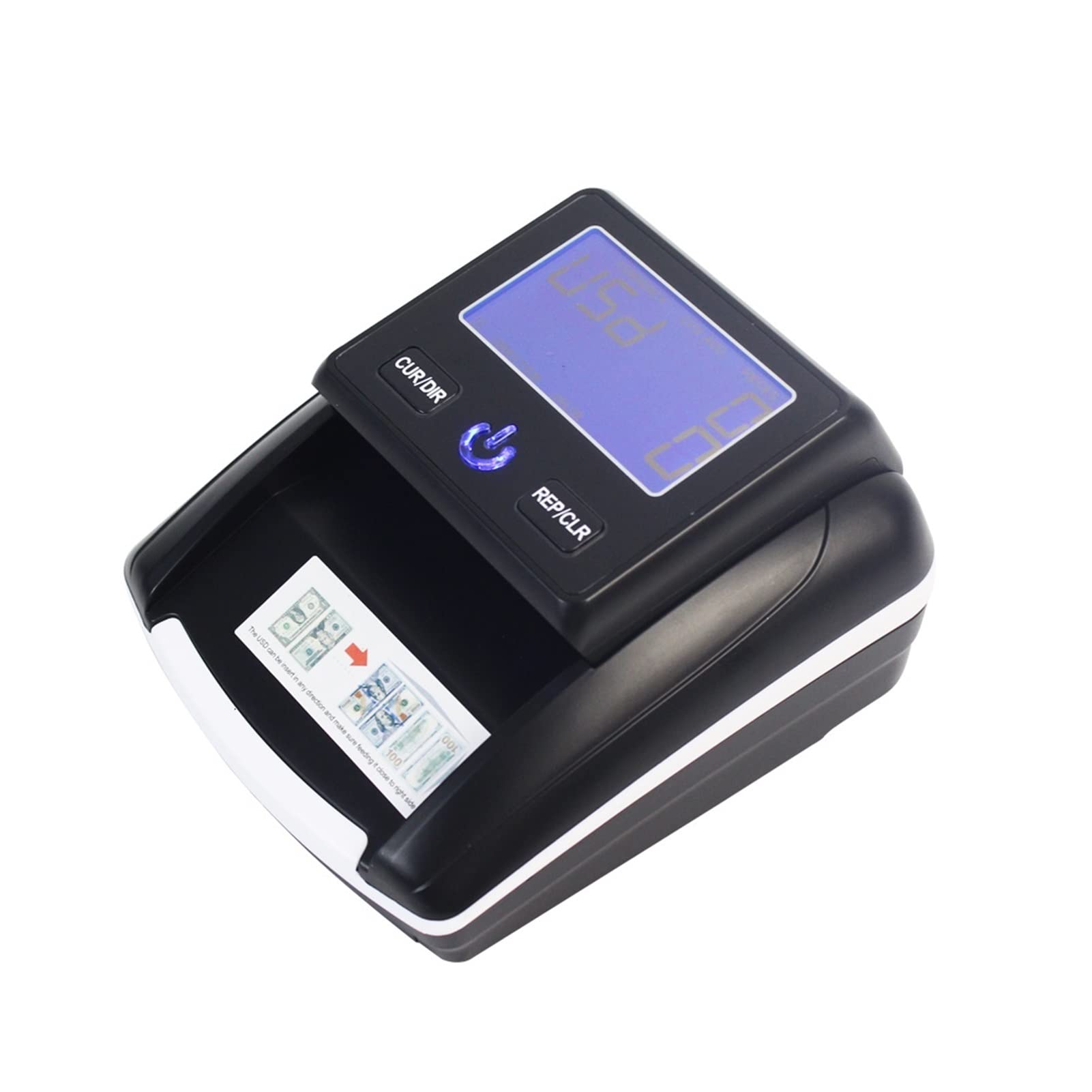 Counter Machine Monti Rilevatore di denaro con batteria ricaricabile for le banconote rilevanti(LED with battery)
