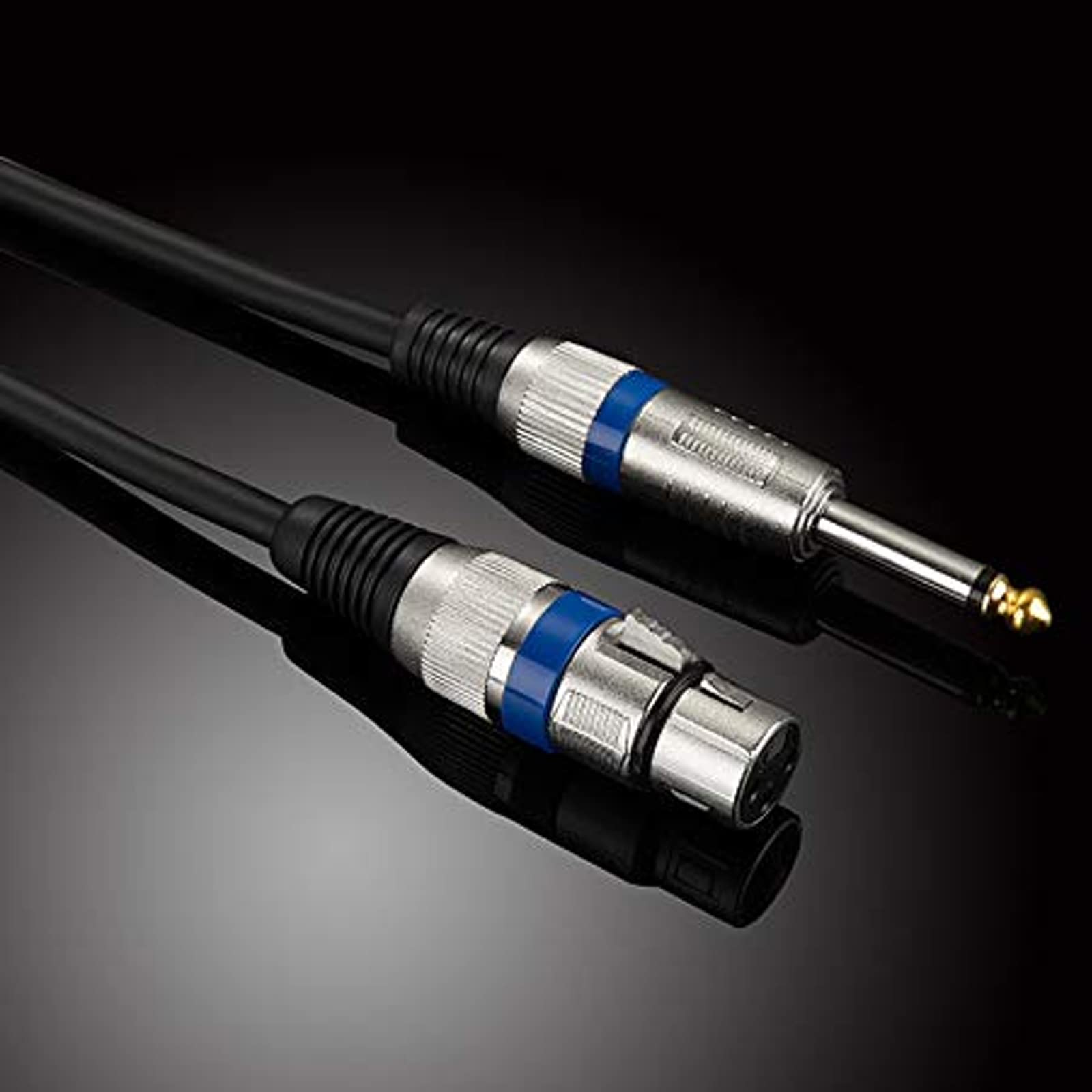 Connettore Microfono Cavo Audio XLR Maschio A Jack 6.3mm Mono - 3 - Foto 7