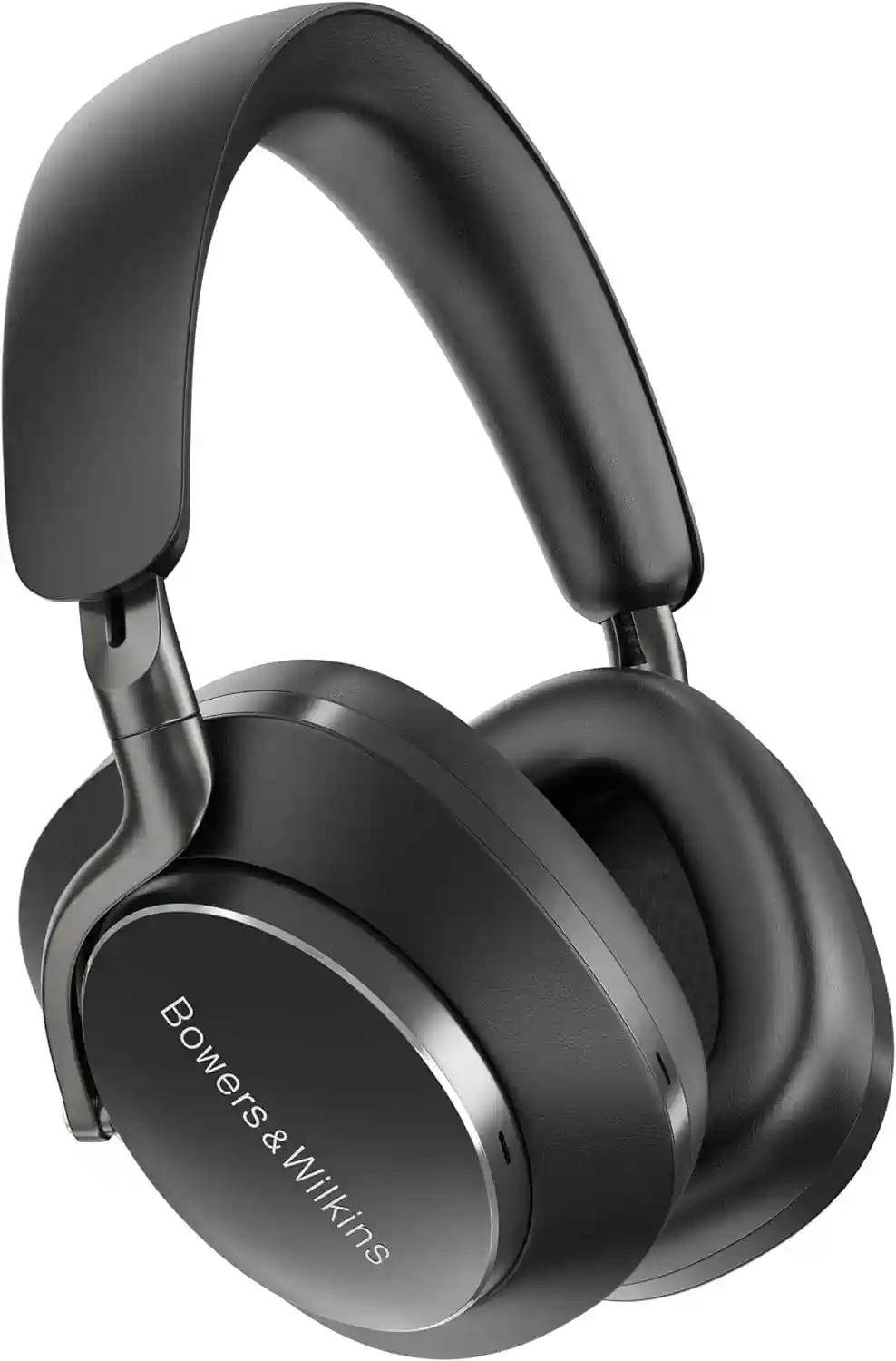 Bowers & Wilkins Px8 Over-Ear-Kopfhörer mit Geräuschunterdrückung, kabellos, Bluetooth 5.0, Schnellladung, 30 Stunden hochauflösende Wiedergabe, integriertes Mikrofon - Schwarz