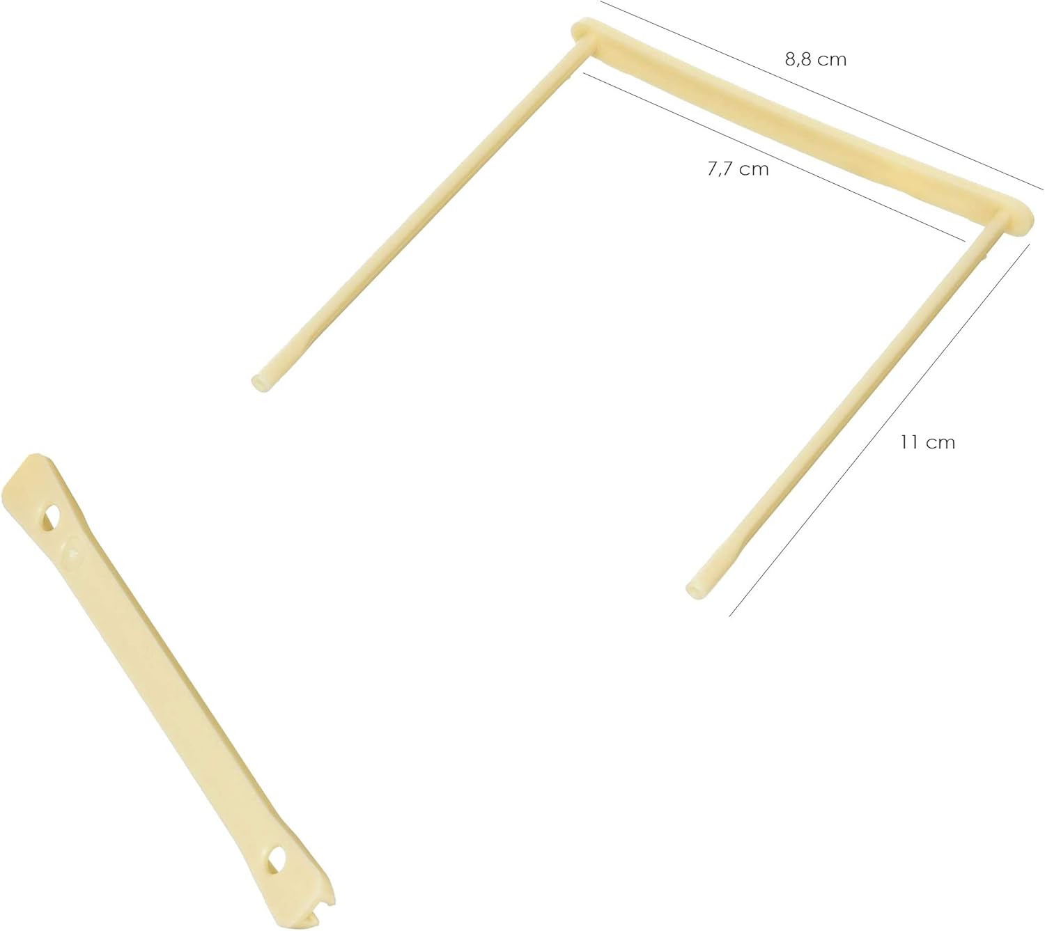 Fast 50 x Beige Plastic Archive Binder for Standard Documents 9cm