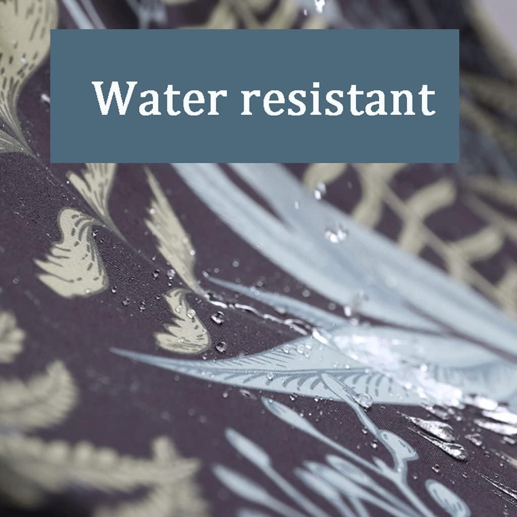 Best Shower Curtain Extra Long Shower Curtain with Hooks and Telescopic Rod Tub Curtains Shower Curtain Liners Polyester Fabric Bathroom Curtain Bath Decor (A 200x180cm)