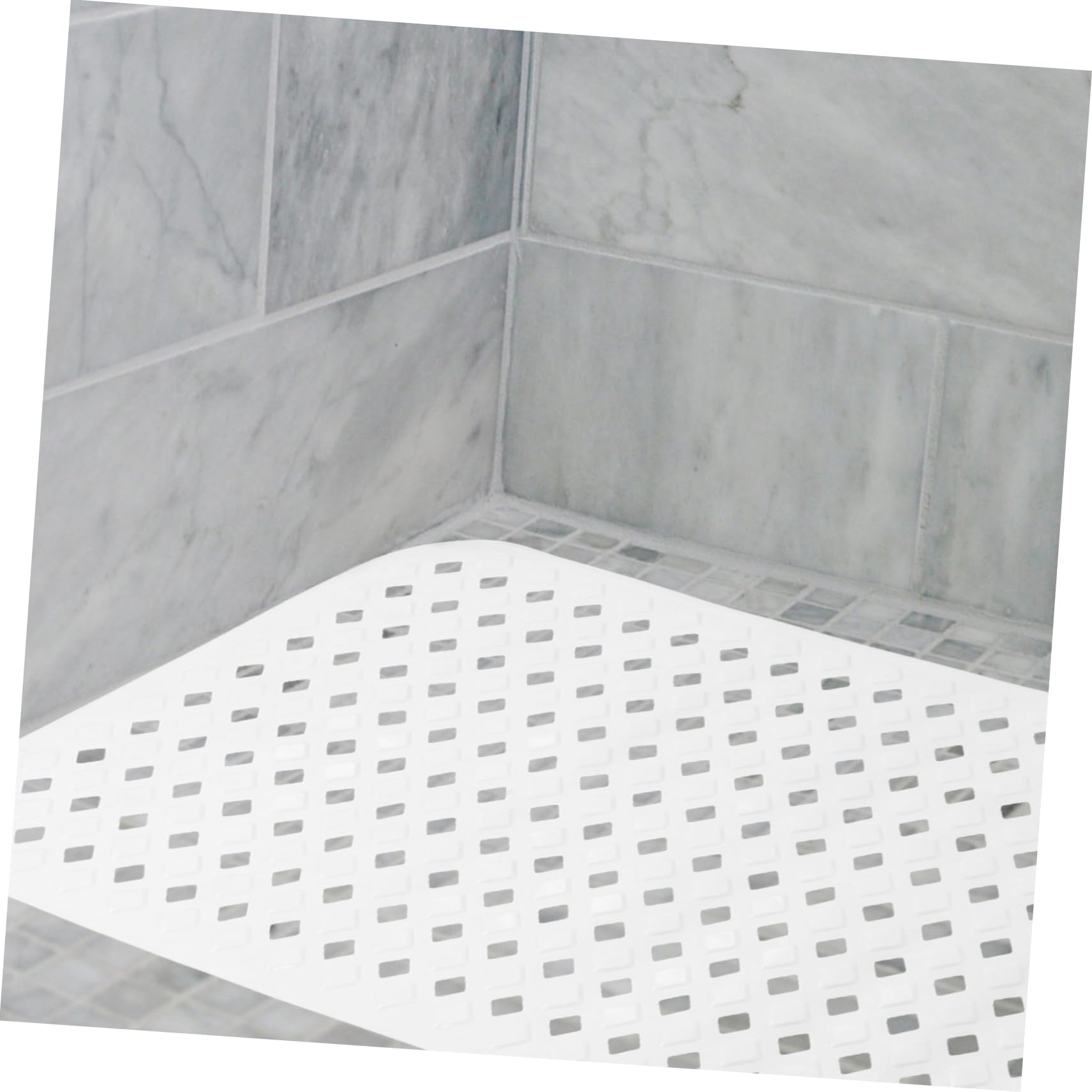 Alfombrilla de baño antideslizante para bañera, PVC extra larga con ventosas y agujeros de drenaje, almohadilla ligera para una experiencia de ducha segura