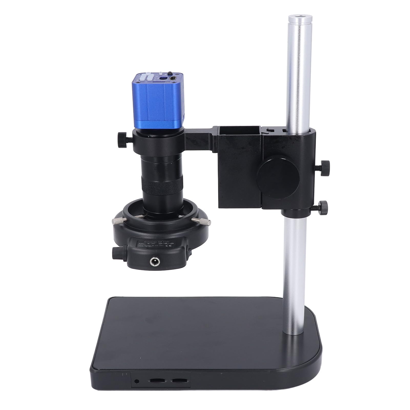 ViaGasaFamido Eye Elettronico 24 MP con Base Regolabile e 130x Ingrandimento, Supporto Software Completo per le Vittorie XP 7 8 10, Ideale per L'analisi di Laboratorio e L'uso Dell'istruzione