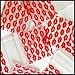 125125 Mini Ziplock 100, 200, 1000, 5000 Baggies Apple Brand Designs - You Choose Top Quality - 1.25" X 1.25" (Lips Kisses)