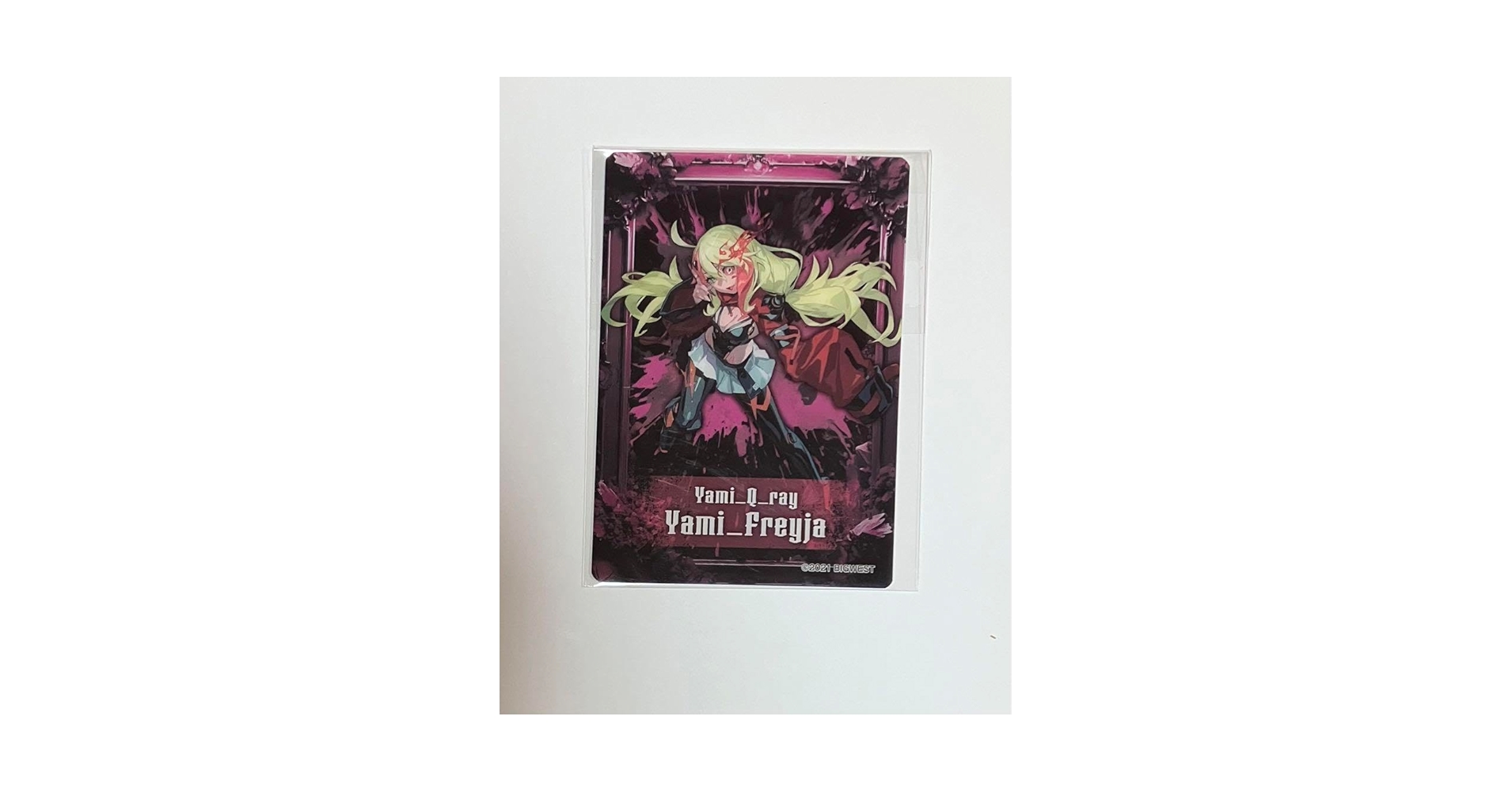 マクロスΔ デジタルガチャ ワルキューレ クリアカードほか マクロスΔ ワルキューレ デジタルガチャ No.085クリアカード 闇