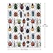 Beetle Baby Blanket 30x40 Inches - Ultra Soft Bugs Print Flannel Throw Blankets - Colorful Insect Nursery Blanket for Infants & Toddlers - Crib & Stroller Blanket - Bug Lover Gift for Kids