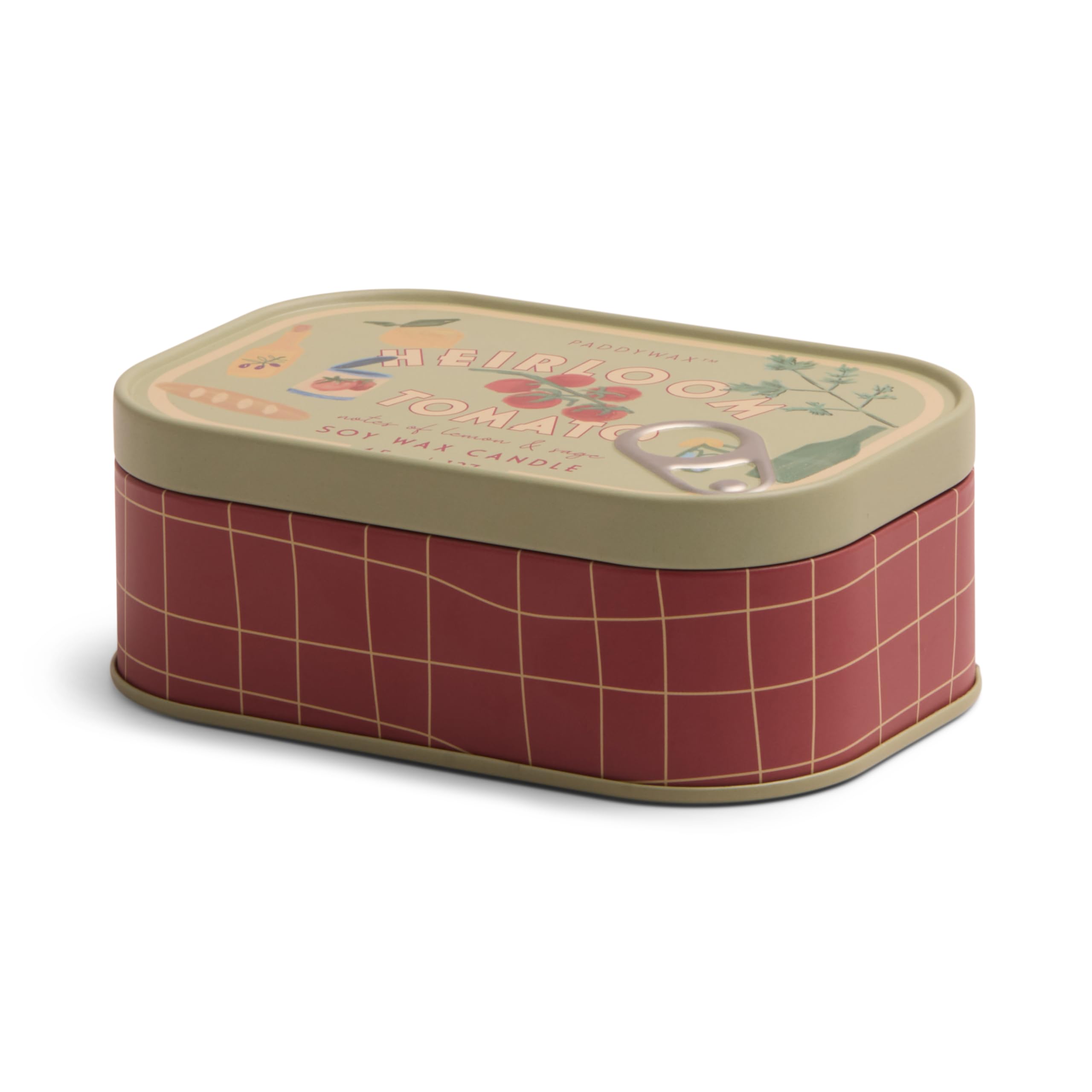 Paddywax Bistro Range Tin Candle - Heirloom Tomato