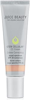 Juice Beauty STEM CELLULAR CC Cream with SPF 30 -Warm Glow | Natural-Looking Coverage, Sun Protection, Age-Defying, Skin-Perfecting Formula with Zinc SPF 30 Sunscreen-1.7 fl oz