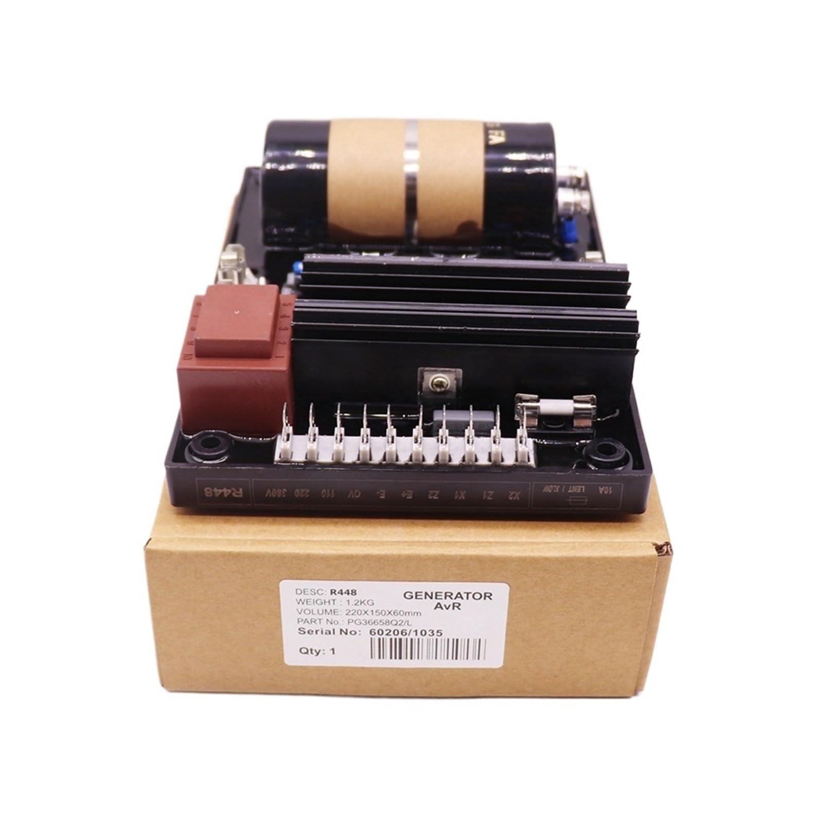 Nvsfzgiyg R449 1Pcs R448 Avr Power Generator Automatic Voltage Regulator Stabilizer Ac Control Module Desel Genset Spare Parts(R449)
