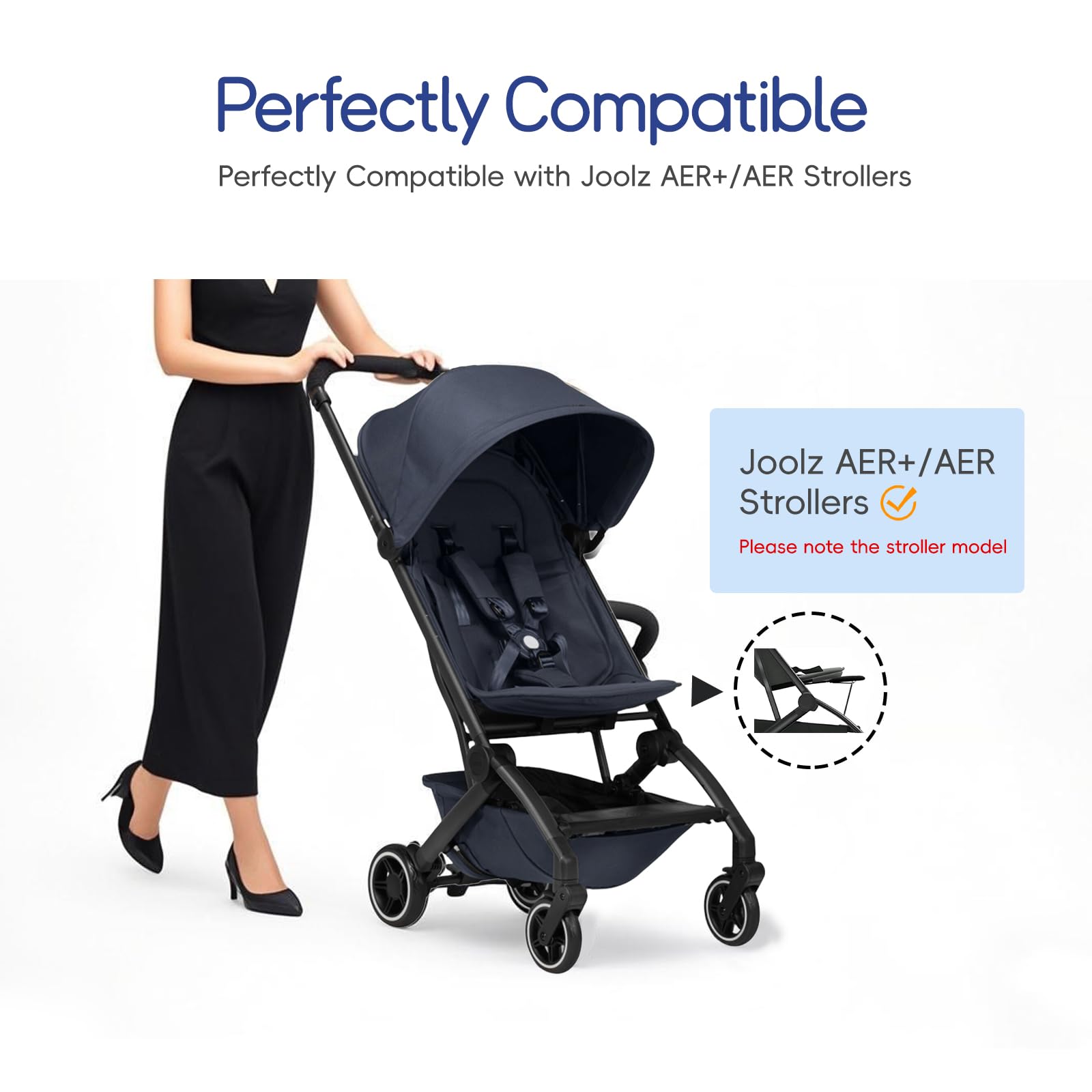 Amazon.com: Leg Rest for Joolz AER+/AER - Comfortable Accessory for Joolz  AER+/AER, Increased Leg Support, Easily Adjustable, Folds Easily for Extra  Comfort- Black : Health & Household
