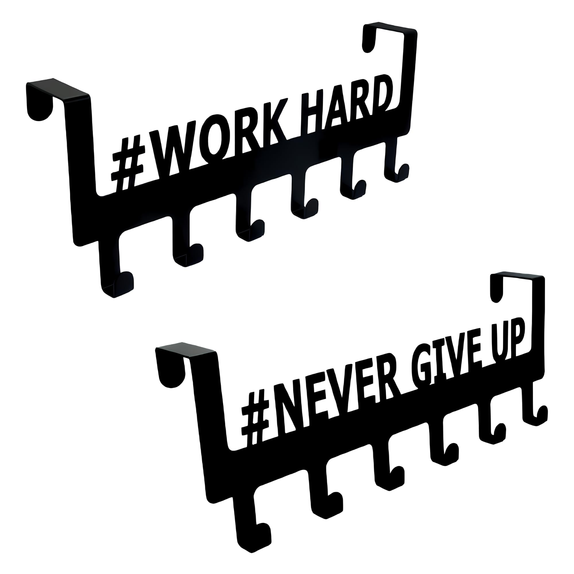 JOVIKA™ Heavy Duty Mild Steel Space Saving Over The Door Hanger for Home & Office (PACK of 2) (B0CZT75MKJ) Amazon Price History, Amazon Price Tracker