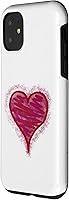 Vista 2 de Funda para iPhone 11 con diseño de corazón rojo para el día de San Valentín
