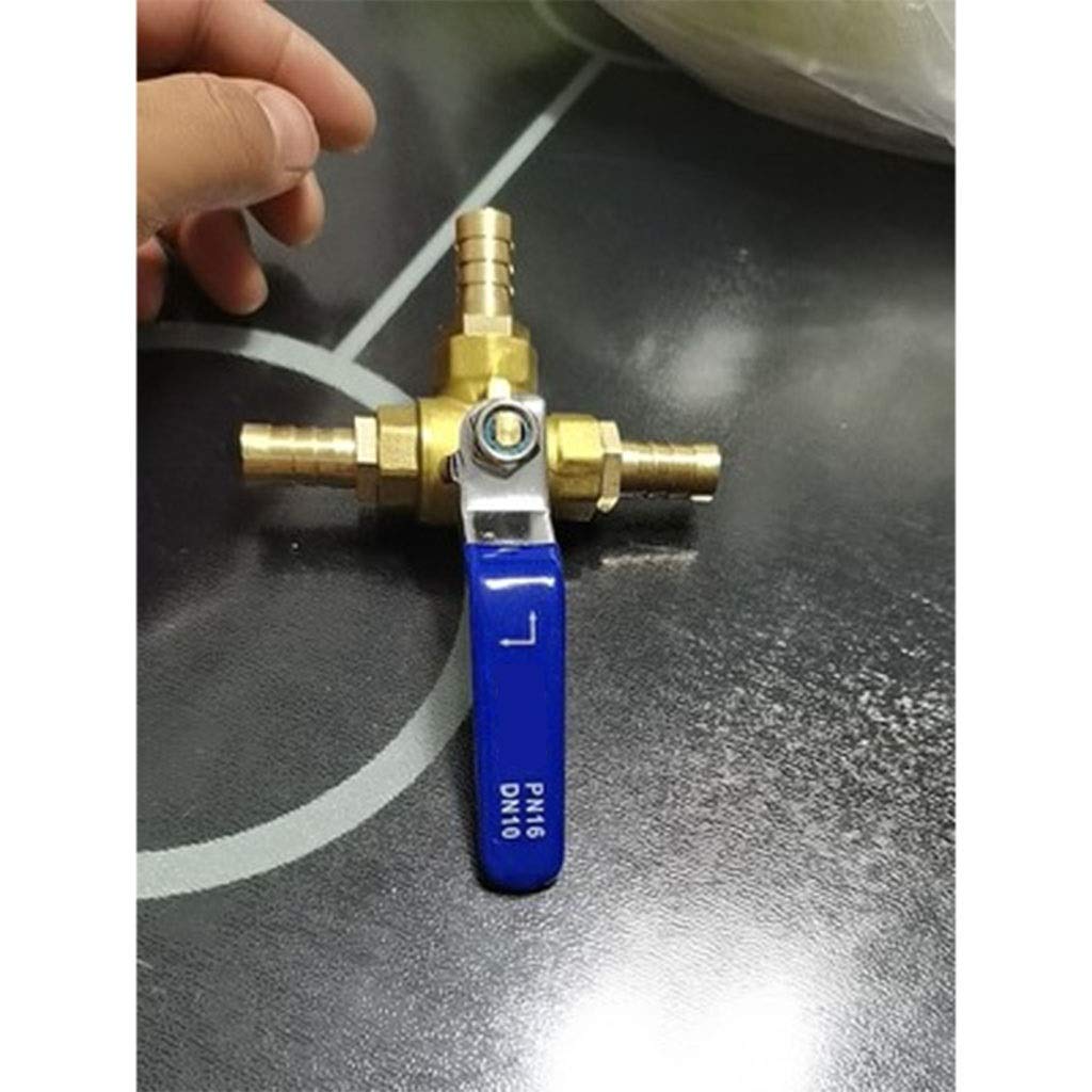 PE 3-weg Kogelkraan 10 mm Slangpilaar