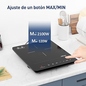 Portable Induction Hob, IsEasy Induction Hob 2100W, 11 Cooking Plate