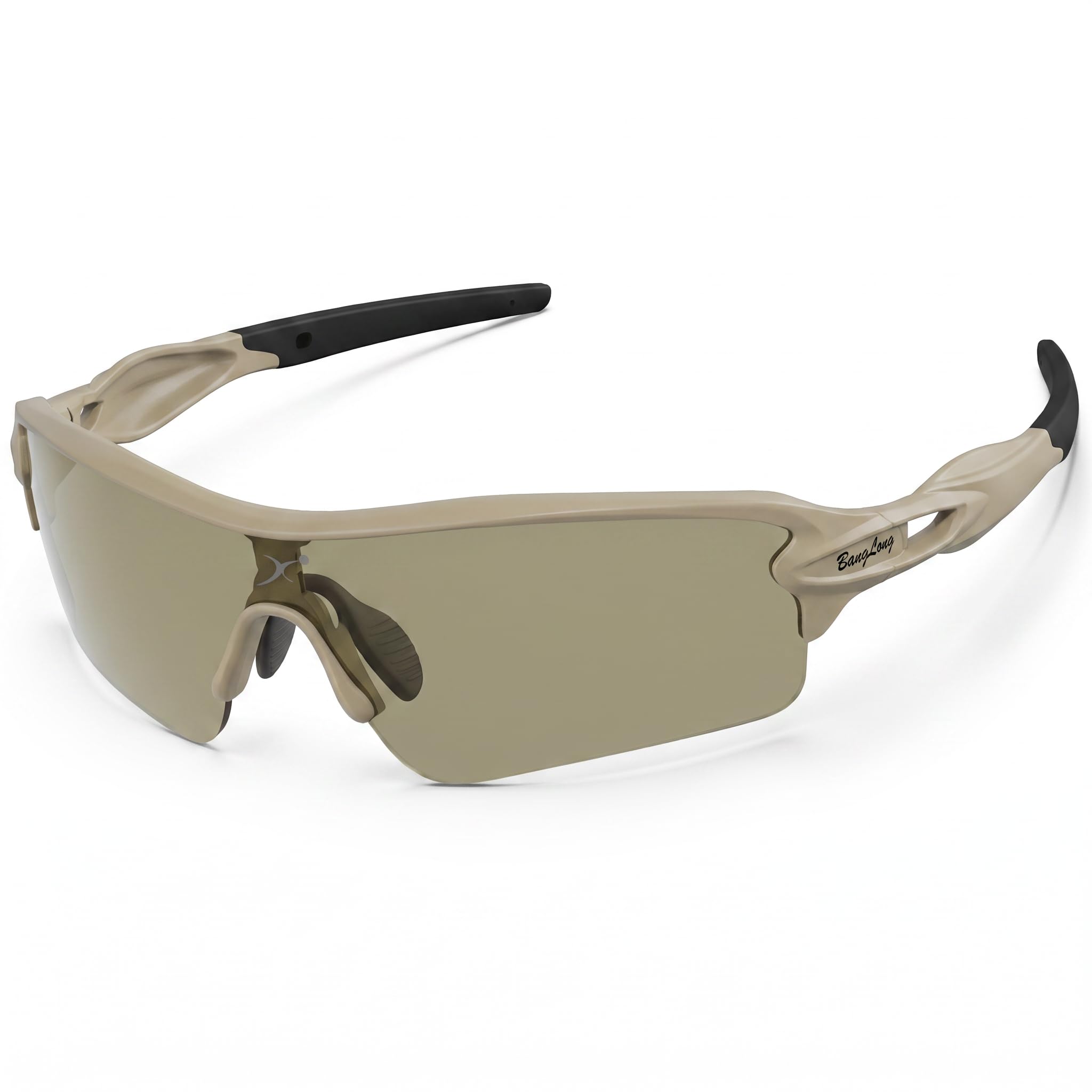 BangLong Gafas de ciclismo polarizadas UV400 – Gafas deportivas TR90 ultraligeras para hombre y mujer para ciclismo, correr y aire libre