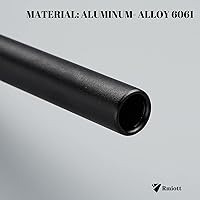 Vista 6 de Moutain - Manillares elevadores de bicicleta de 1.252 in, extra largo, 28.346 in, 30.709 in, aleación de aluminio, 2.362 in (rojo negro)