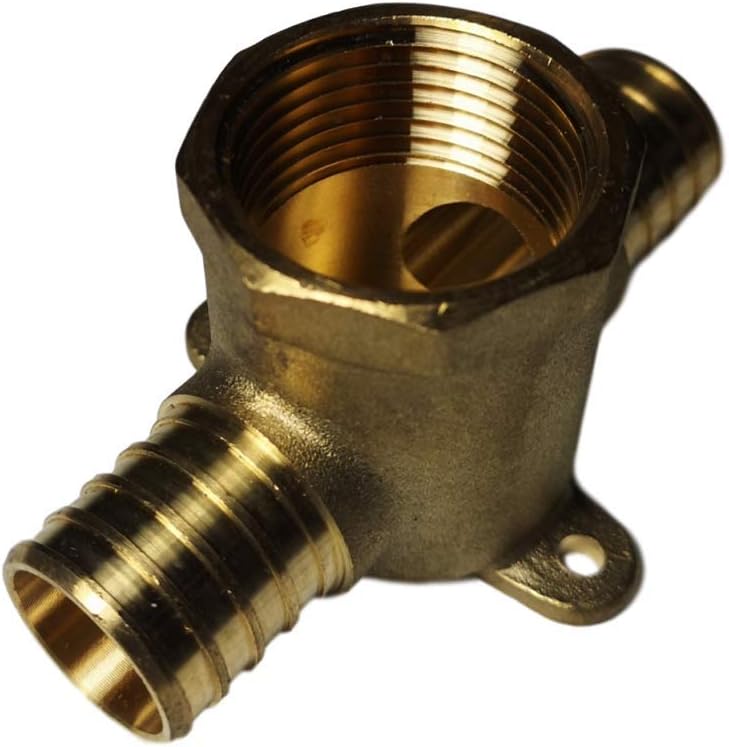 XFITTING 1" Pex Tee, Brass Crimp Fittings - Brass, Pex B