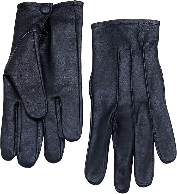 Genuine Sheepskin Leather Gloves for Men - Unlined Men's Leather Gloves – Dress Driving Gloves for Car Driving, Bike Riding