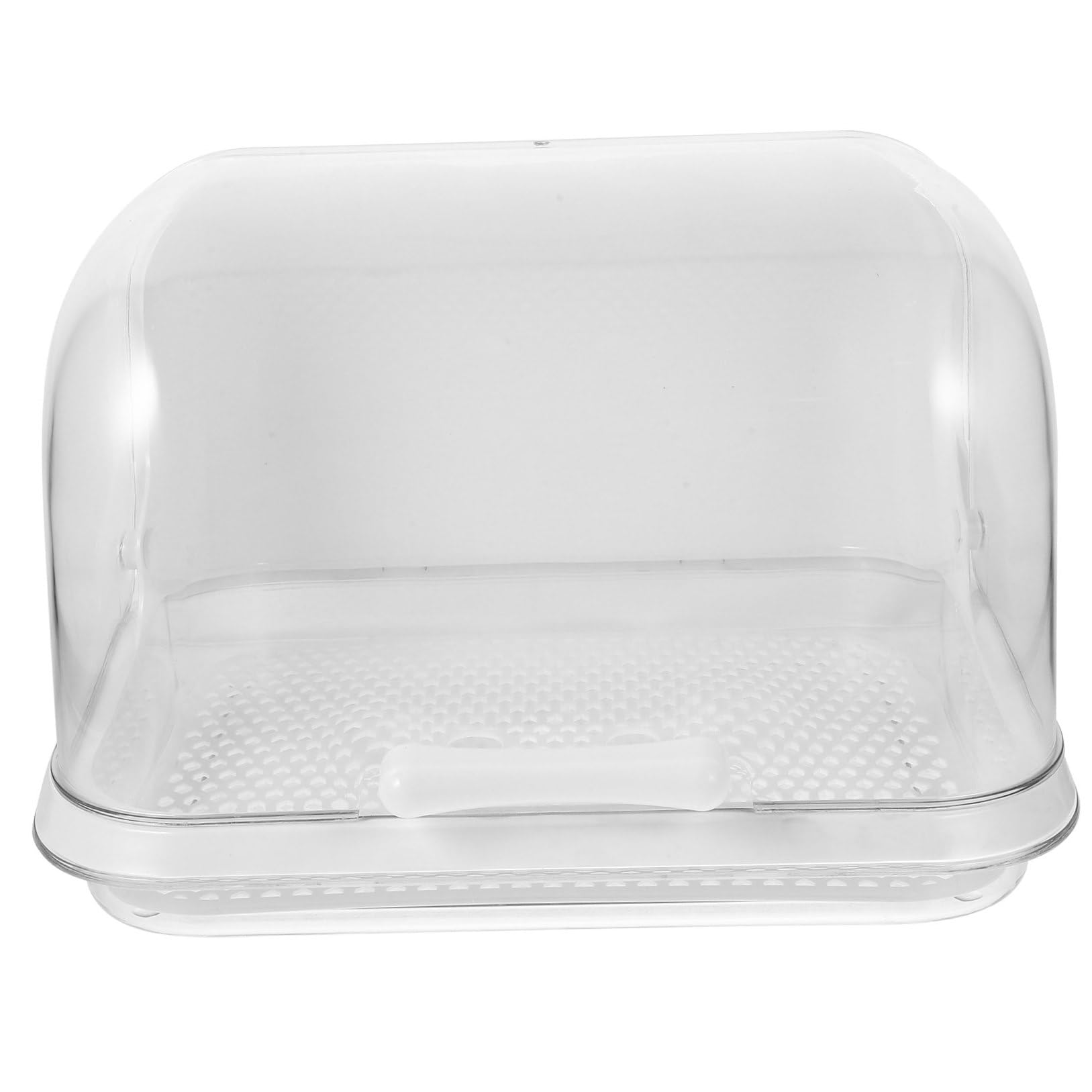 YARNOW Boîte de Rangement pour Biberons Égouttoir à Biberons et Porte-Vaisselle pour Bébé Couvercle Anti-poussière Stockage Séchage des Articles pour Bébés en PP Blanc