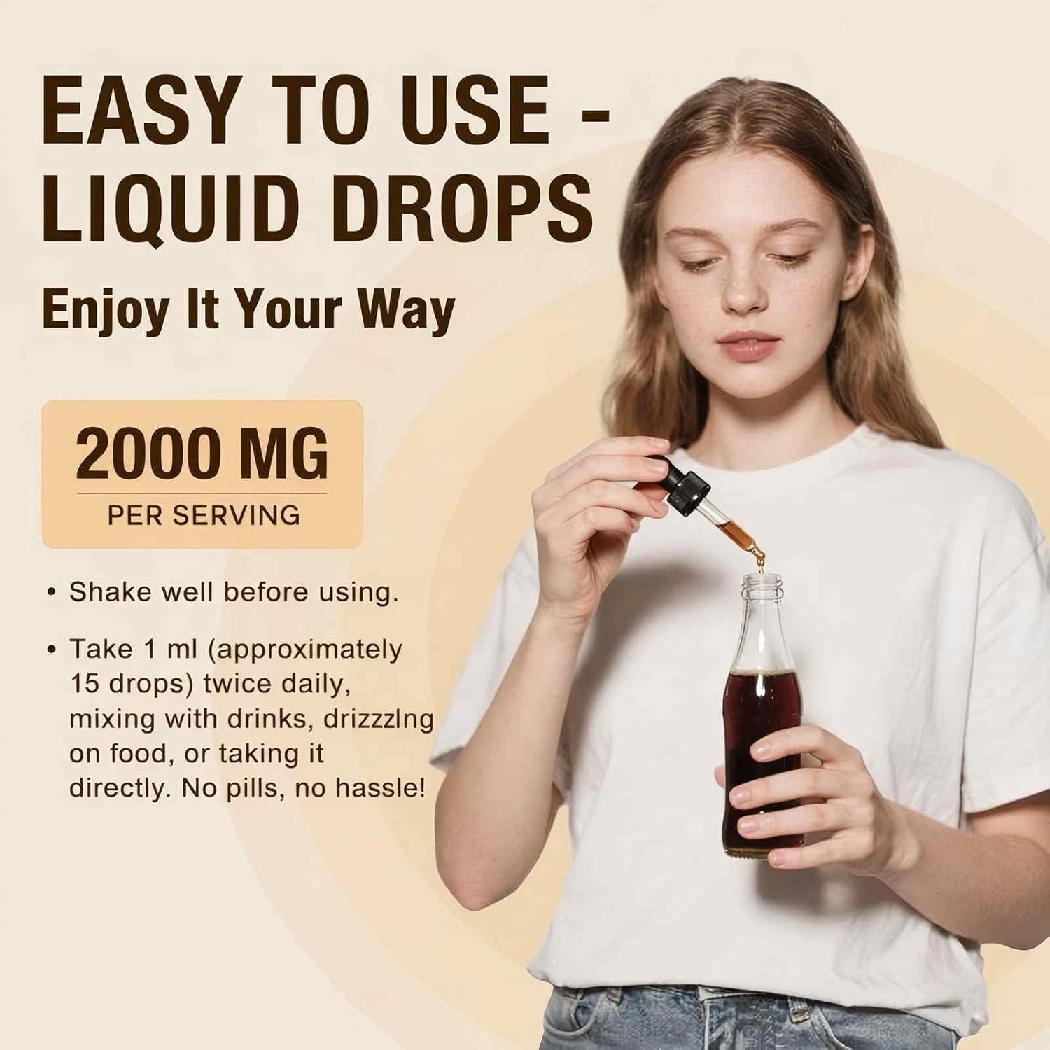 Liposomal Glutathione Liquid 2000MG – Antioxidant Detox Supplement for Women & Men, Aging Defense, Liver Function & Energy, with Hyaluronic Acid + Aloe Vera + Vitamin C, Natural & Vegan, 2 FL.OZ - Image 6