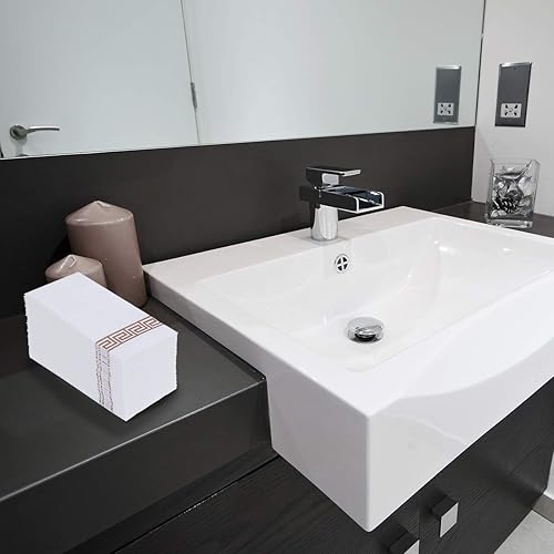 Vista 14 de Vplus Paquete de 200 toallas desechables para baño, servilletas decorativas de baño, suaves y absorbentes, desechables, para cocina, bodas, Acción