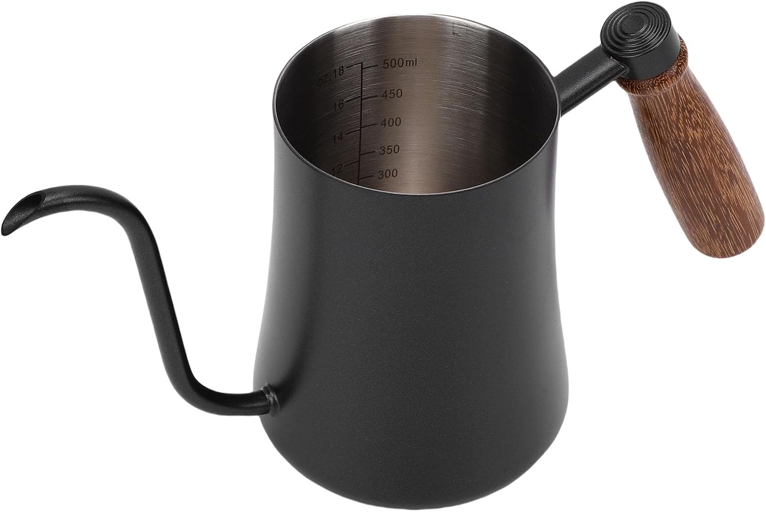 Fabater Gooseneck Kettle, 500ml 304 Stainless Steel Pour Over Kettle with Integrated Thermometer, Coffee for Home Brewing Coffee, Tea and Hot Beverages