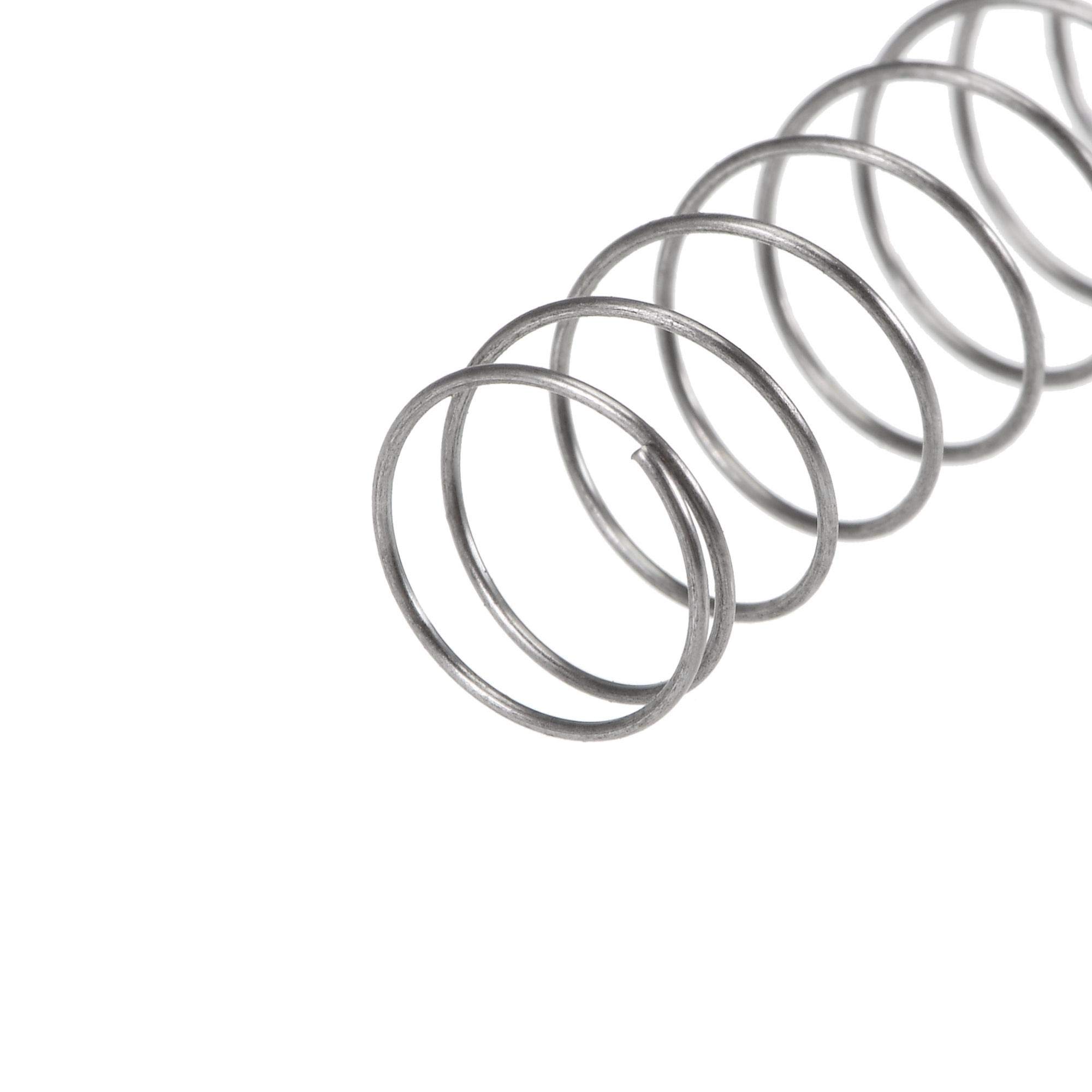 Sourcing Map Compressed Spring,0.31 Inch OD, 0.02 Inch Wire Size, 0.47