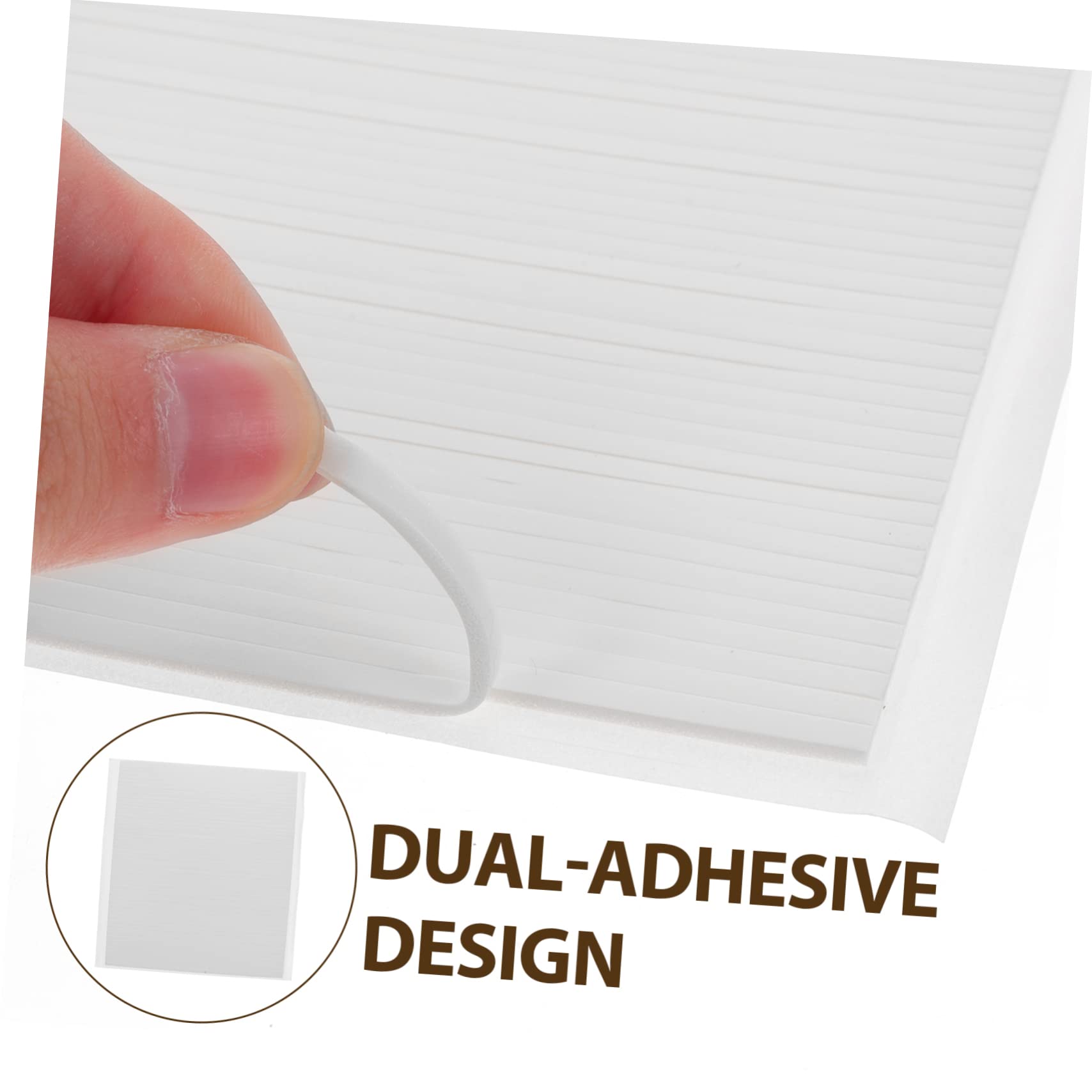 VILLCASE 5 Set Di Nastri Adesivi Biadesivi in ​​schiuma Per Decorazioni Per Finestre Fogli Di Schiuma Adesiva Per Lavori Artigianali 6 Fogli * 5