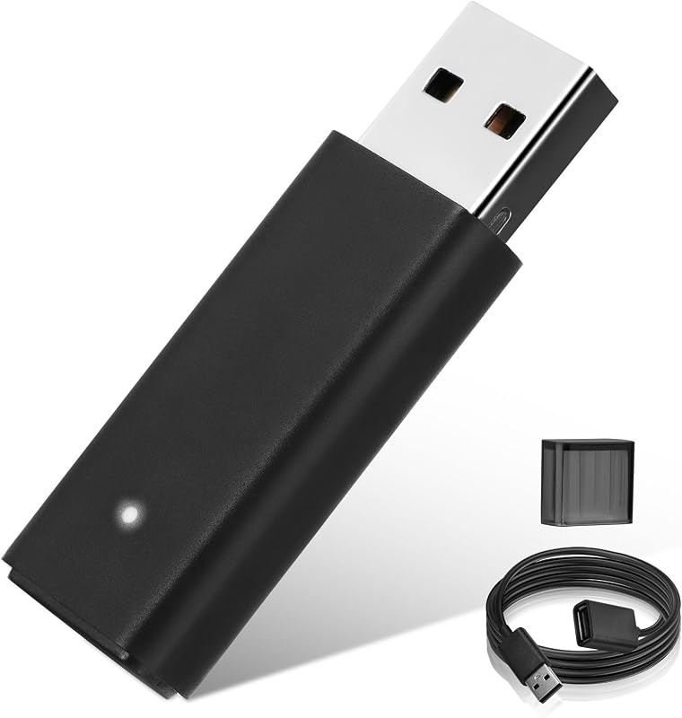 AXFEE Adattatore Wireless per Xbox One, USB Wireless Gaming Receiver Adattatore, per Windows 11 10, Compatibile con Xbox One Controller, Xbox One X, Xbox One S e Elite Series 1/2 Controller